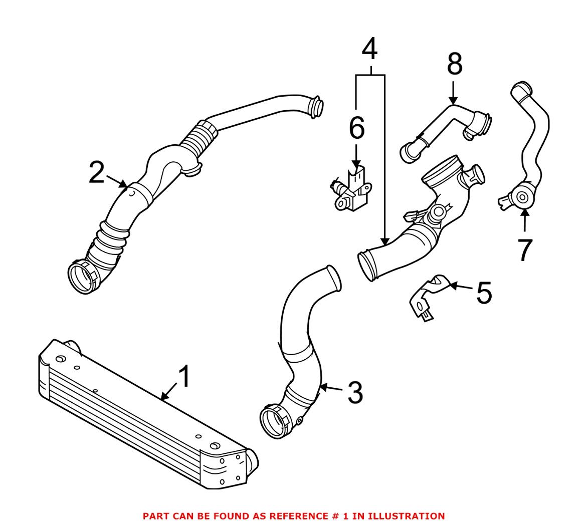 BMW Intercooler 17517791909